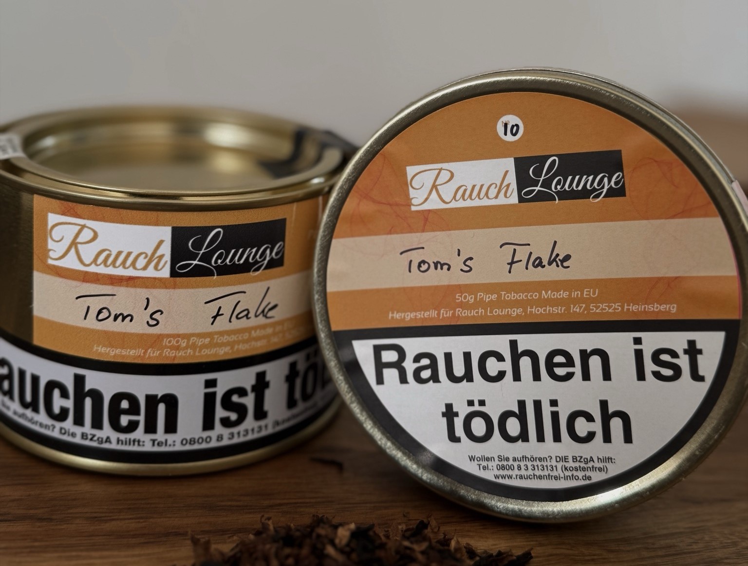 Toms Flake – No. 10 | Virginia-Flake mit feinen Honig- und Orangennoten